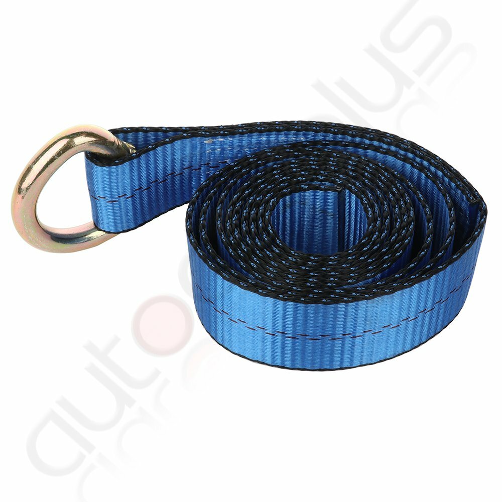 4X 8' Lasso Straps Wrecker Car Hauler Tow Dolly Tire Wheel Tie