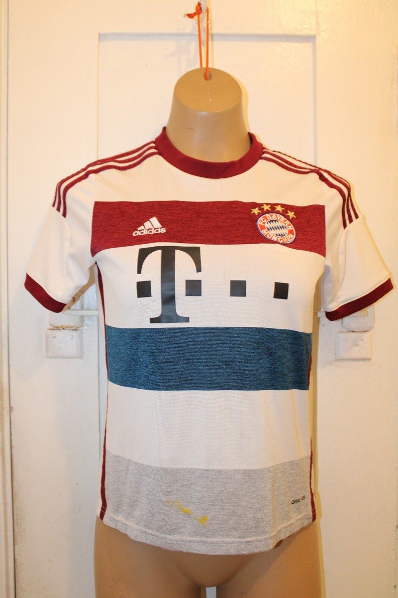 ADIDAS FC Bayern Munich 2014/15 Away Jersey Kit Shirt Youth