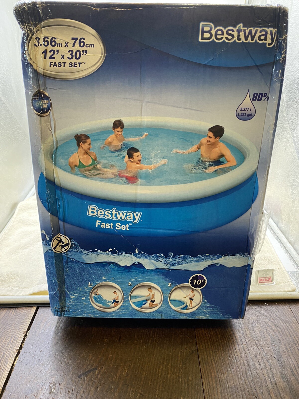 large paddling pool 12ft