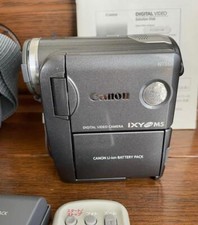 Canon IXY DVM5 Sword Silver 4.29 million pixels 10x zoom Tested Working