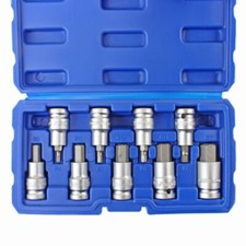 Innen Sechskant Schlüssel Set Steckschlüssel Satz 1/2" für sechskant Schrauben