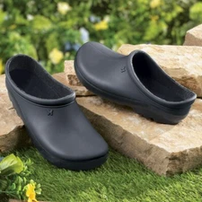 Premium Classic Solid Black Women Sloggers Clogs Waterproof Garden Shoes