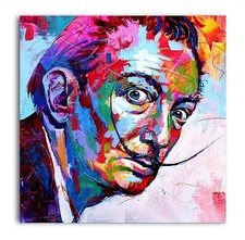 Quadro arte moderna su tela senza cornice Il grande Salvador Dalì arte astratta  