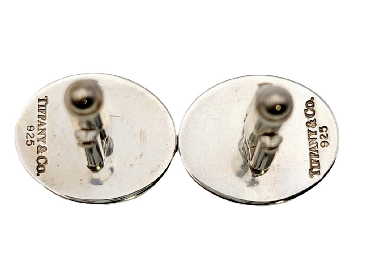 Tiffany&CO★Engine-turned Oval Cuff Links in Silver s-l1200.jpg