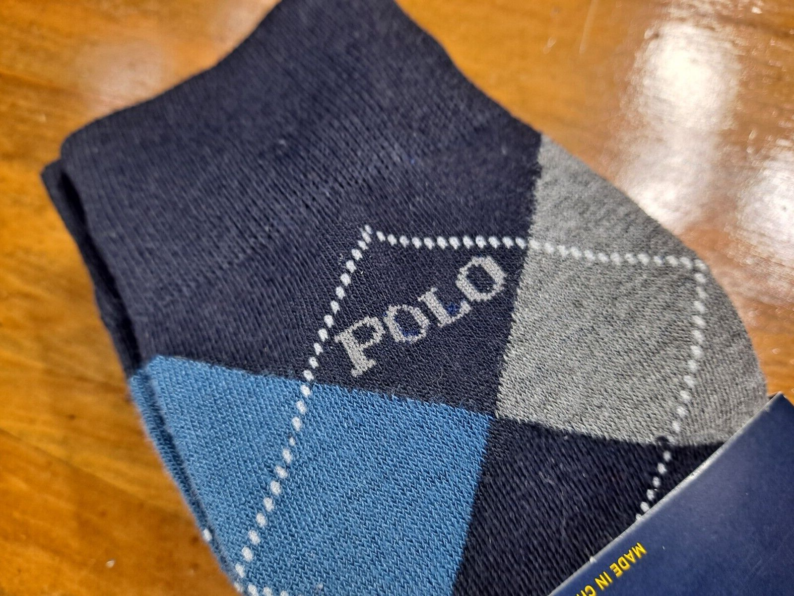 PONY Polo Ralph Lauren uomo 3 CONFEZIONI calze eleganti STIVALI CALZINI MARRONE CHIARO NAVY NERO GRIGIO