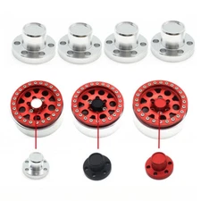 4Pcs 1.9'' Wheel Hub Caps Set for RC 1/10 Axial SCX10 D90 Beadlock Wheel Rims