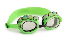 NINJA TURTLES Anti-Fog Swim Goggles w/Hard Case Super-Soft Watertight Seal  $20