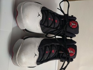 jordan 6 rings black white gym red