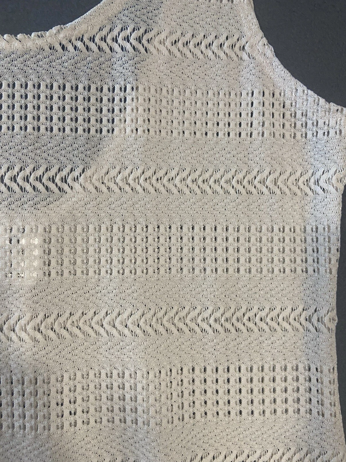 OFF WHITE Abito copricostume da bagno Shade & Shore bianco sporco donna maglione medio maxi vacanza