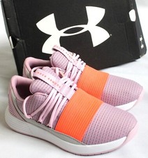 NWOB Under Armour Womens 6 Breathe Lace NM2 Sneaker Pink Fog/Gray Flux 3022163