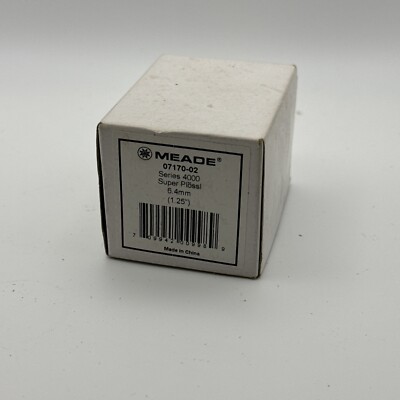 Meade Telescope 07170-02 Series 400 Super Plossl 6.4 mm Eyepiece Vintage