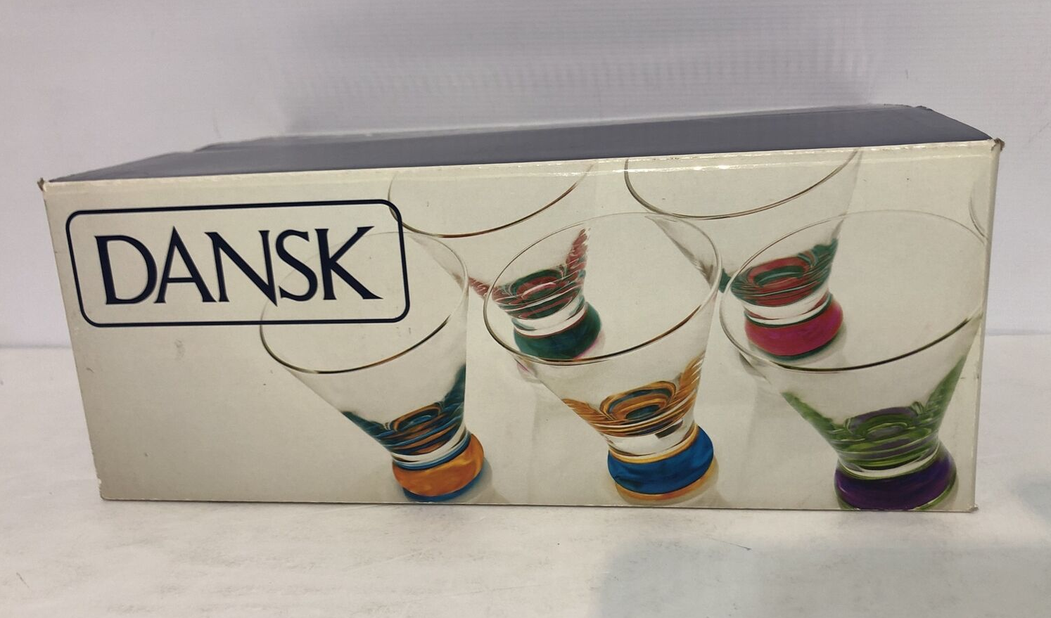 Set Of 6 Dansk Spectra Cocktail Glasses Assorted Colors 5 1/2 Oz NEW eBay