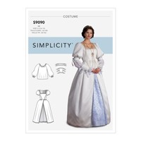 Simplicity 9090 Damen KostüM NäHmuster Kleid & Bluse GrößEn 6-14, 14-22