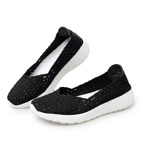 Scarpe da passeggio donna basse punta chiusa comode antiscivolo leggere traspiranti - Foto 10 di 41