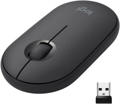 Wireless Bluetooth Kabellos Mouse Logitech M350 Pebble Maus + USB Empfänger