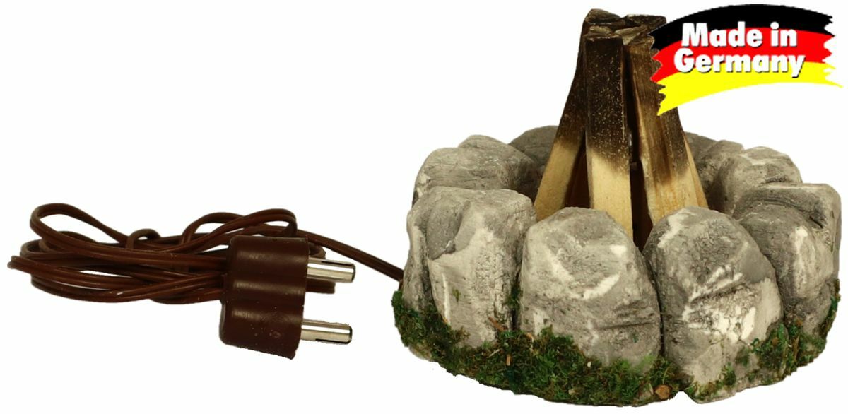Krippenbeleuchtung - Lagerfeuer Abenteuer mit LED 3-3,5V - Krippen