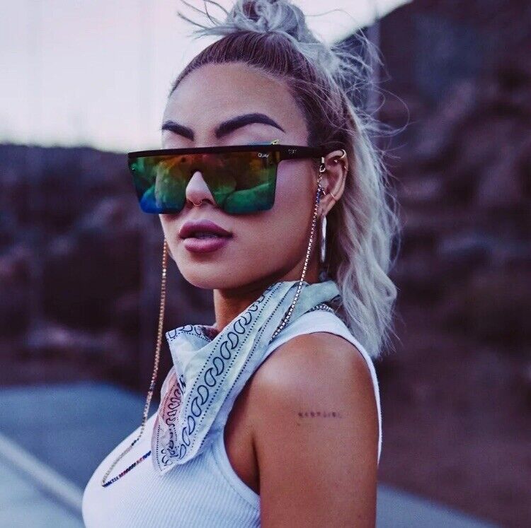 Quay Australia Hindsight Shield Rainbow Sunglasses Eyewear Quay Australia Hindsight Shield Rainbow Sunglasses Eyewear