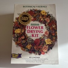 Botanical Science Microwavable Flower Drying Kit Fun Family Project New Sealed