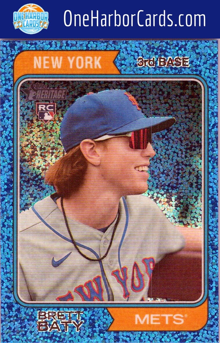 2023 Topps Heritage New York Mets #265 Brett Baty