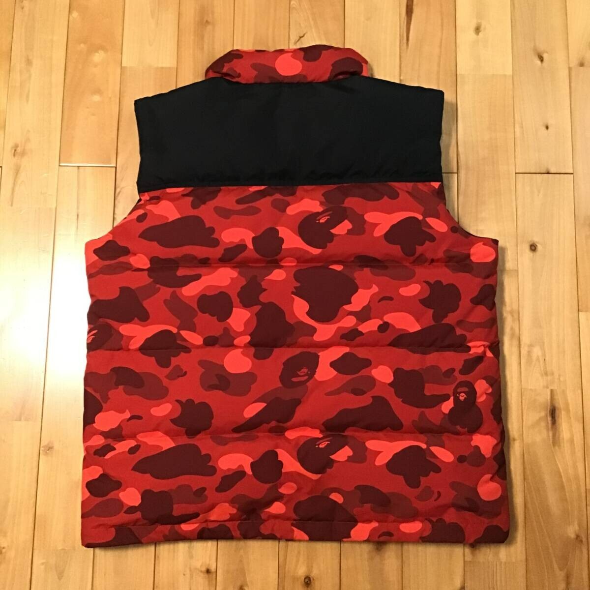 A Bathing Ape ダウンベスト 2XL A BATHING APE ダウンベスト AAPE ダウンベスト ブラック｜商品
