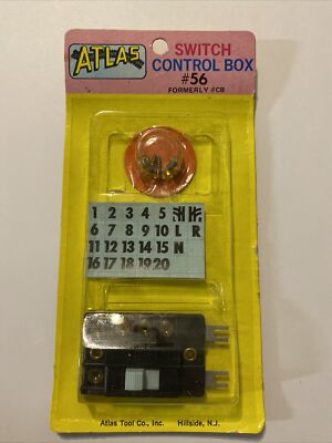 NEW Atlas #56 Switch Control Box Model Trains Track HO Scale VINTAGE ...