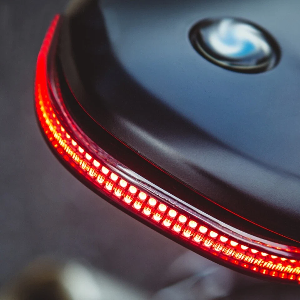 Soporte de matrícula trasero ordenado guardabarros luces LED para BMW R Nine T RNineT Foto 2 de 4