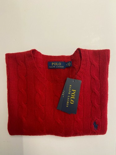 Ralph Lauren Cable Knit Jumper Mens UK 