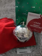 1986 WALLACE SILVER PLATE SLEIGH BELL
