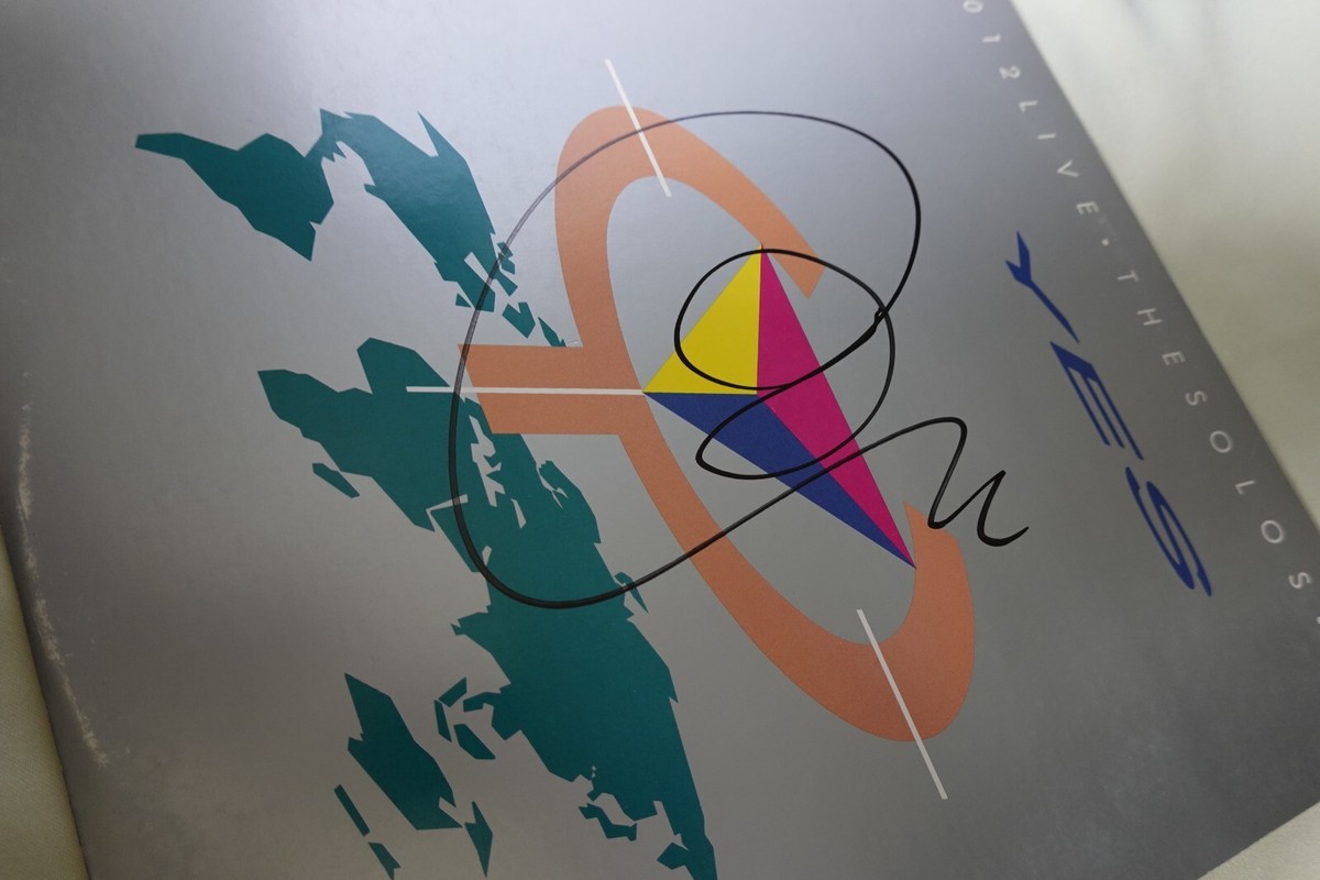 Yes - Jon Anderson signed 9012Live album cover JSA Certificate | eBay