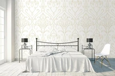 3D Damask Pattern Wallpaper Wall Mural Removable Self-adhesive Sticker 810