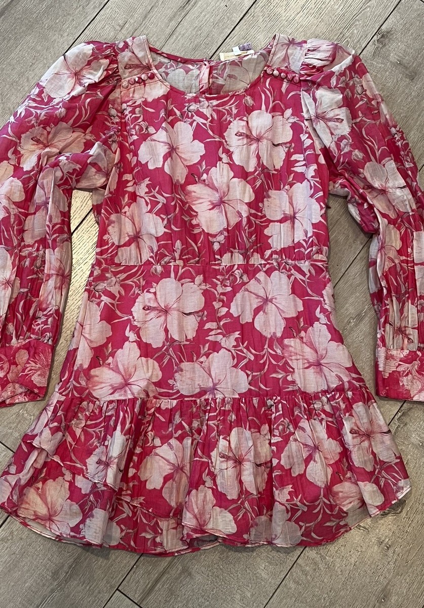 Love Shack Fancy Women's Sz 8 Pink Floral Short Dress Long Sleeve | eBay Love Shack Fancy Women's Sz 8 Pink Floral Short Dress Long Sleeve | eBay