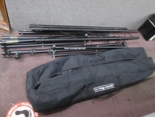 Used,ULTIMATE  On Stage -STAND Mobile DJ Stage Portable Lighting Truss Stand