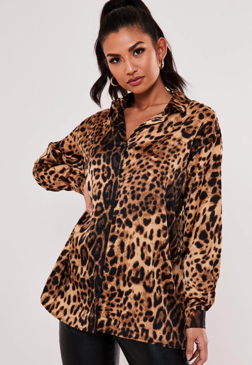 Missguided top leopard print