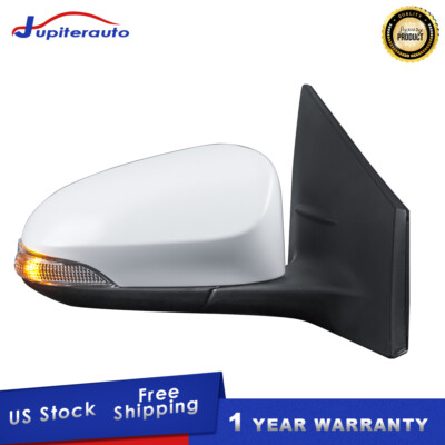 Right/Passenger Side Power Heated Mirror & Signal Light For 14-19 Toyota Corolla