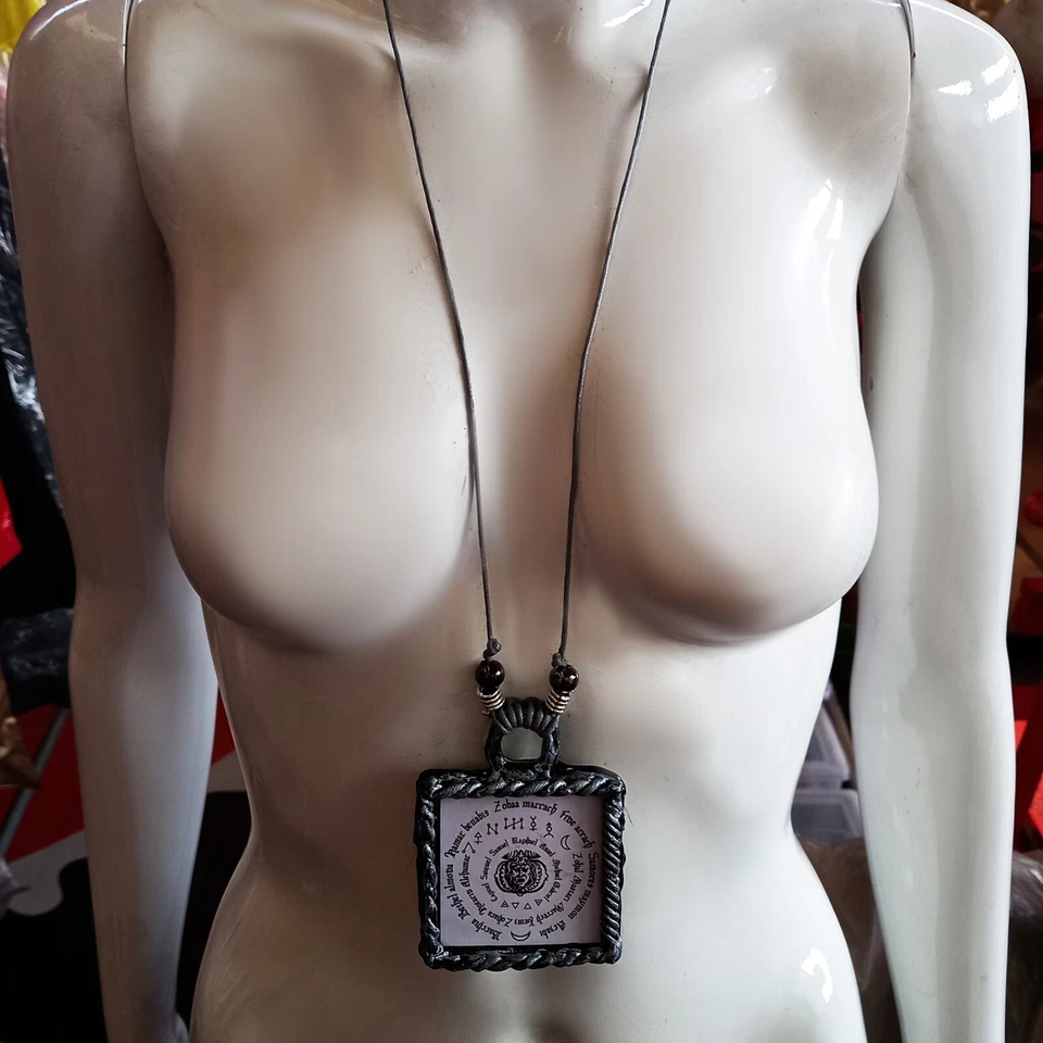 sello mágico símbolo sigilo joyería collar colgantes talismán amuleto éxito encanto Foto 4 de 4