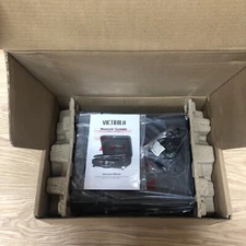 Victrola Classic Portable Suitcase Record Player Turntable with 3-Speeds, Black