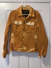 AKOO BRAND STRESSED GOLDEN BROWN MEDIUM JACKET