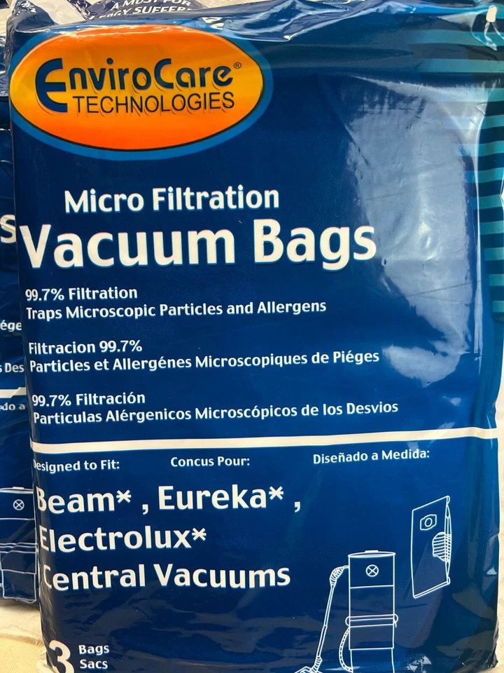 Vacuum Bag Fit Eureka Electrolux Beam Central Vac 54585 BU160 110360 110025 V165 - Image 2 of 3