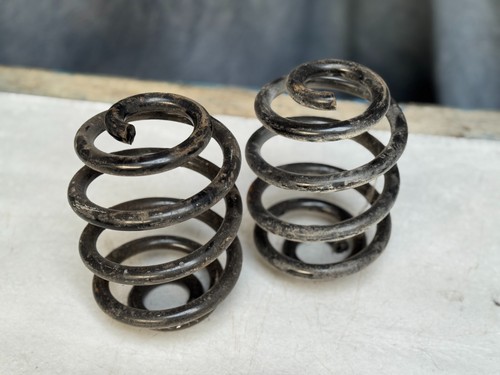 2x Federn Fahrwerksfedern Spiralfedern hinten für BMW 3er e46 Cabrio 330i M54 #2