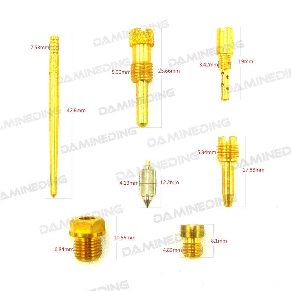 2 X KIT DE RECONSTRUCCIÓN DE REPARACIÓN DE CARBURADOR Y FLOTADOR 74 CB200 1975-76 CB200T EE. UU. Foto 2 de 4