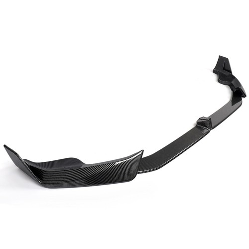 Carbon Fiber Look Fit For BMW X1 U11 M Sport 2023-2024 Front Bumper Splitter Lip - Picture 6 of 16