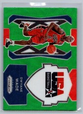 2021-22 Panini Prizm #4 Dwyane Wade Team USA Green Wave