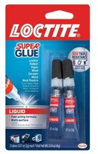 Super Glue 0.07 Oz. Liquid Clear 2 Pack Tubes Each 