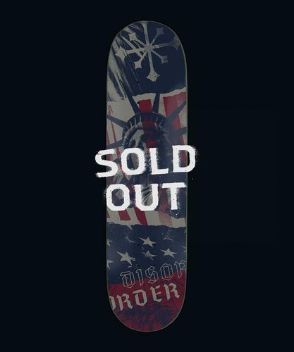 Disorder Skateboards States Deck 8.25" Skateboard US Olympic Model - Sealed New - Picture 3 of 5