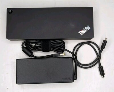 Lenovo ThinkPad Thunderbolt 3 Docking Station (40AC)  with 6.75A Power Adapter