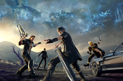 FINAL FANTASY XV 販促 B2 ポスター Final Fantasy XV Noctis PS4 XBOX ONE Premium POSTER MADE IN USA