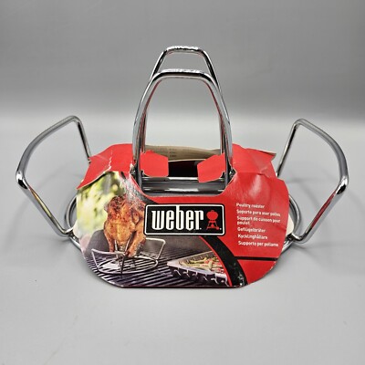 Weber Original Poultry Roaster # 6482 for BBQ Grill or Smoker New