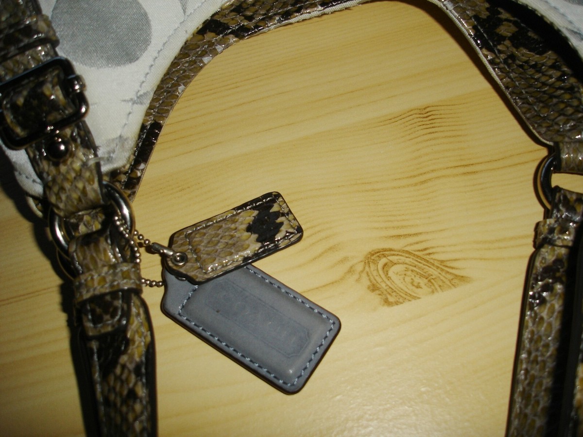 Coach 17689 Madison OP Art Sateen Maggie Shoulder Bag Limited | eBay