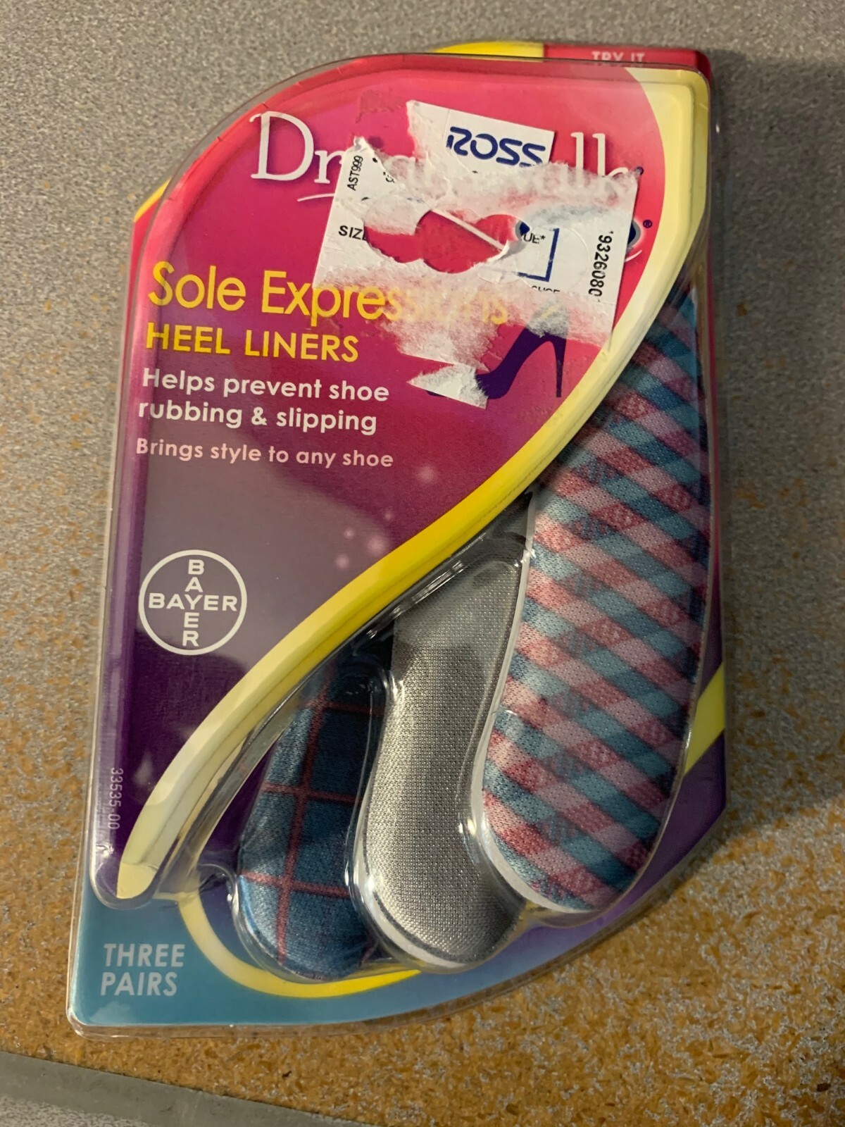 dr scholl's dreamwalk heel liners