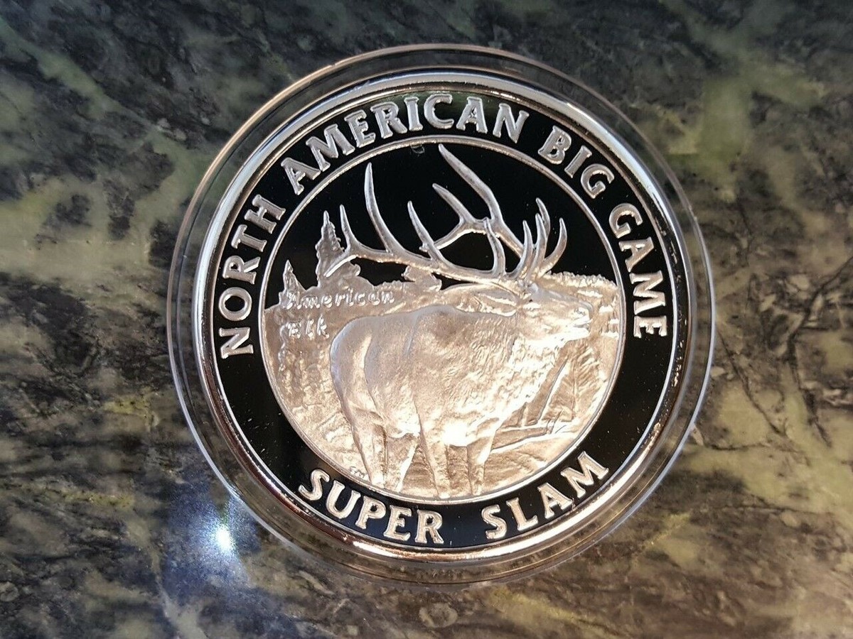 North American Hunting Club Elk Big Game Super Slam Silver Plate